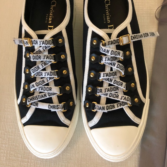 christian dior canvas sneakers